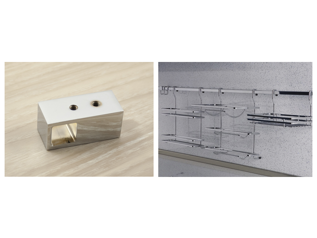 Portatubo per Tubo Quadro mm.16x16x1,2 Cromato  Manart - immagine 1